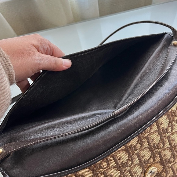 CHRISTIAN DIOR VINTAGE TROTTER SHOULDER BAG - Picture 12 of 16